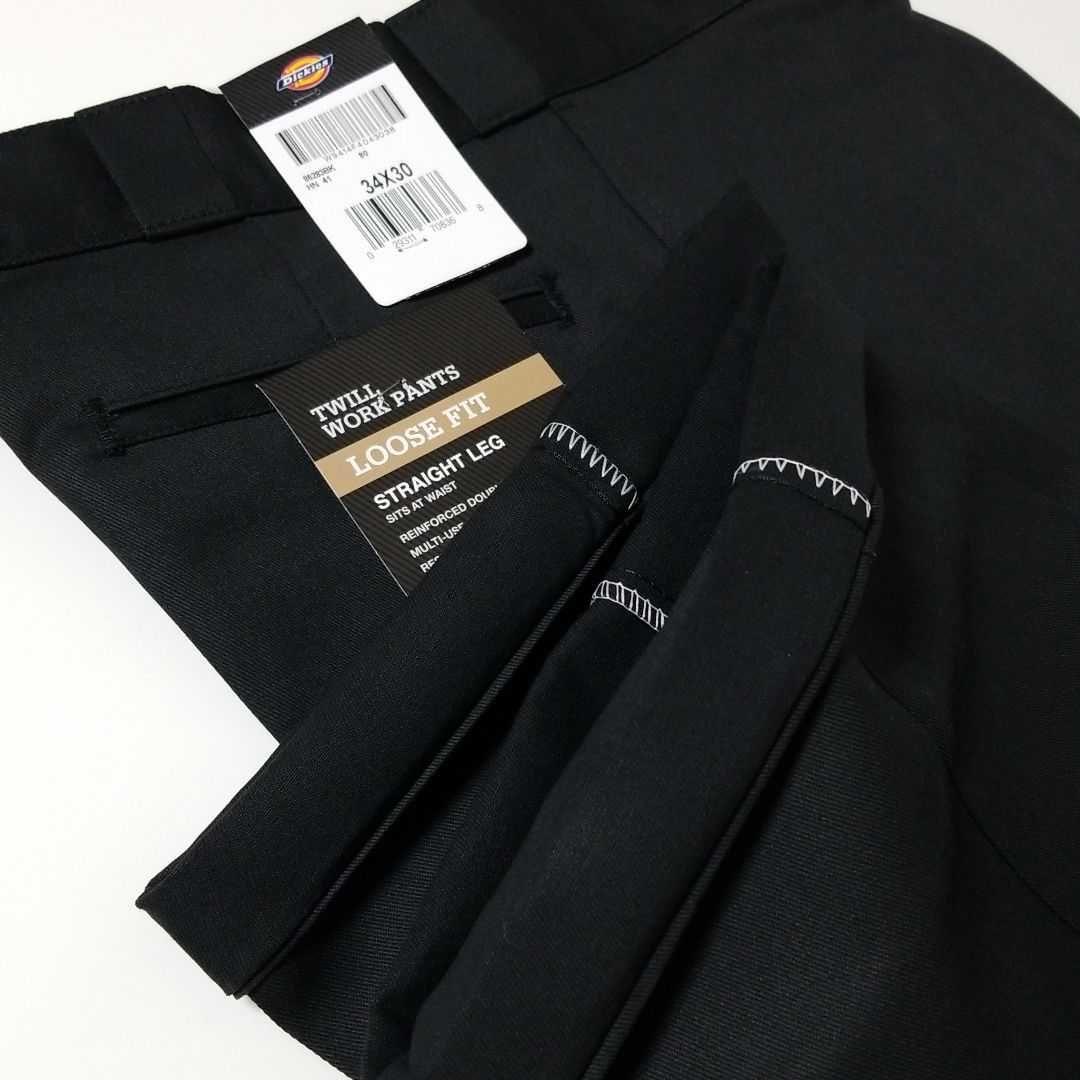 34×30【新品・未使用】ディッキーズ　ダブルニー　85283　・BLACK・