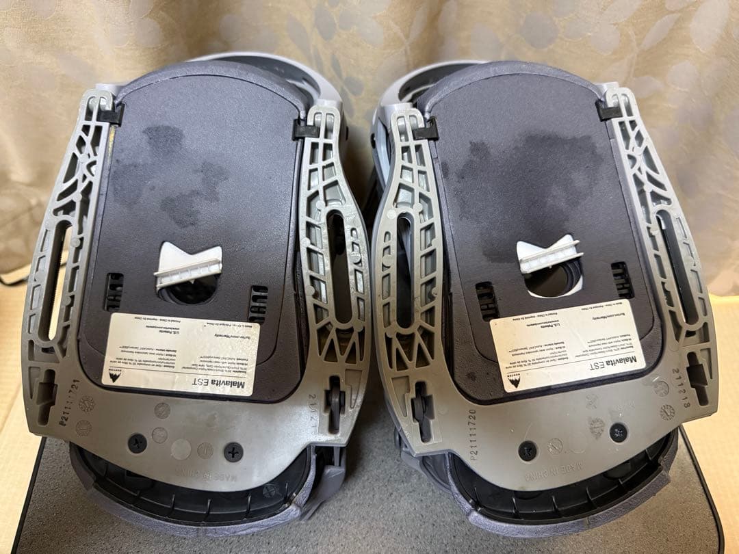 値下げ中！MALA/VITA ESTスノーボードビンディング グレーMマラビータ