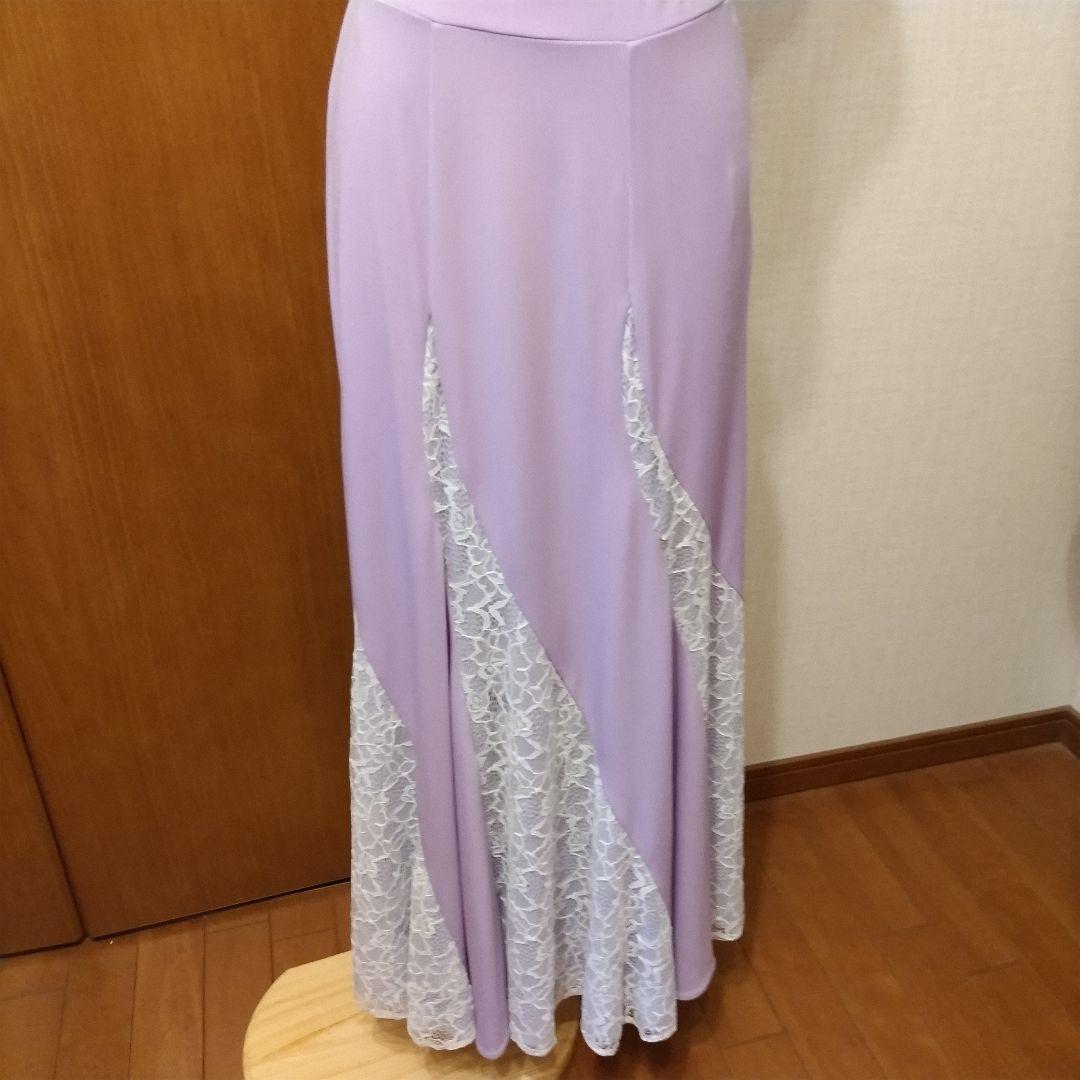 チャコット　社交ダンス　 薄紫色セットアップ　美品☆