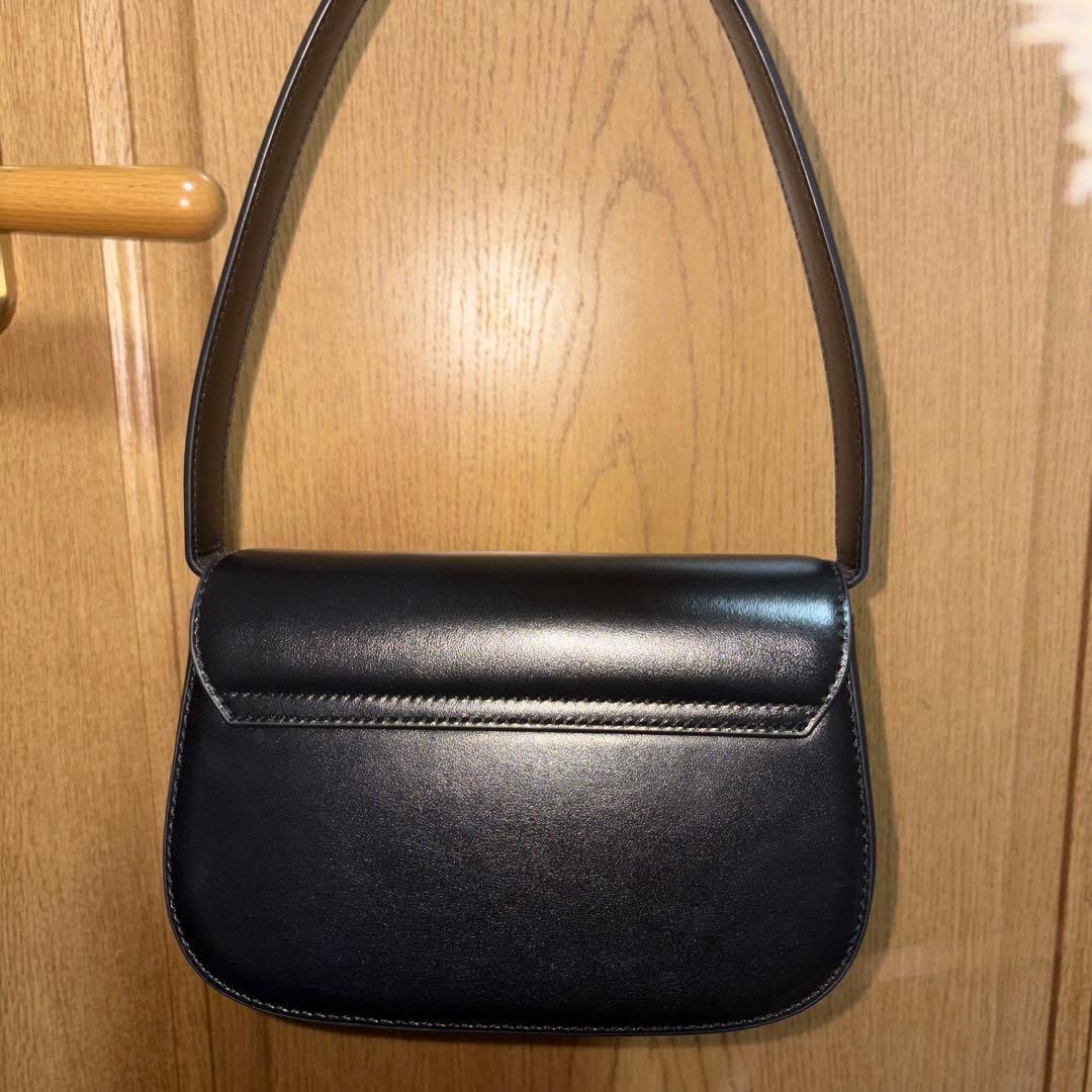 DIESEL 黒レザー ハンドバッグ