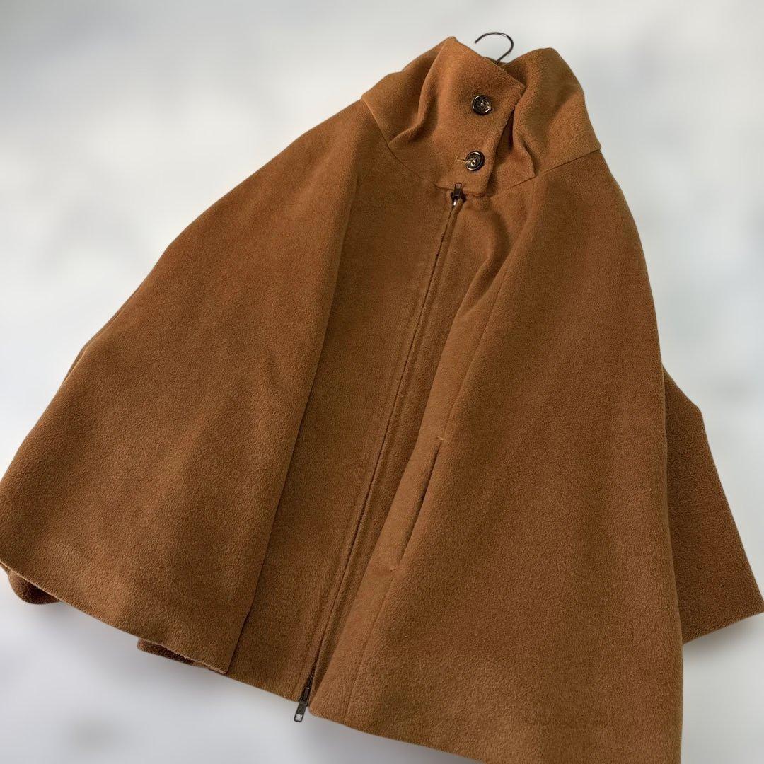 ✨ BEARDSLEY ビアズリー　キャメル　ポンチョコート