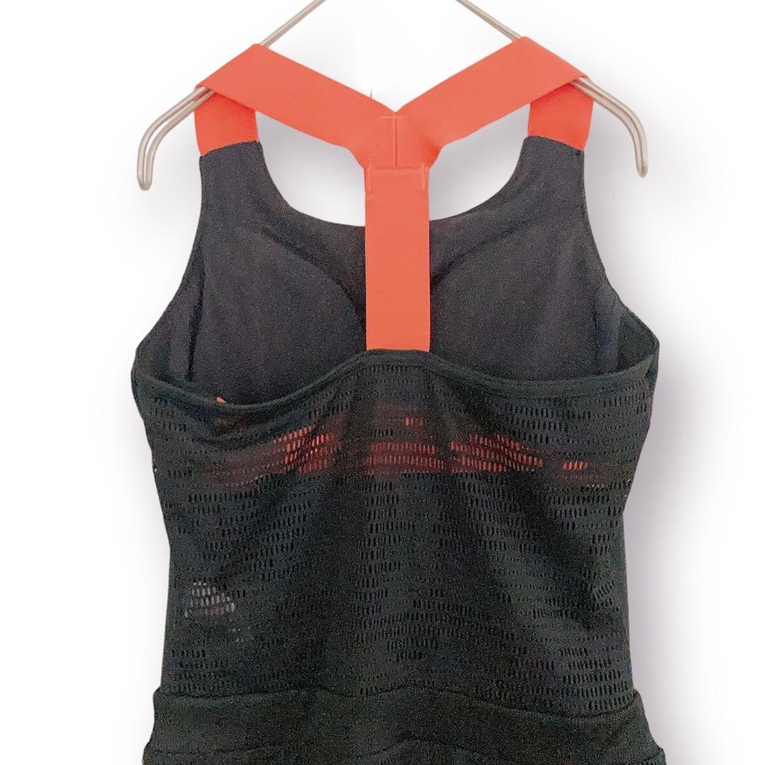 アディダス　テニス　ワンピース　ブラック　XL アンダー付き