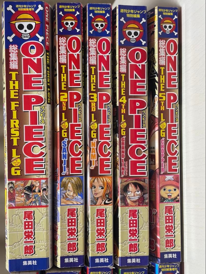 ONE PIECE THE LOG 1〜10巻 ポスター付 状態良好 おまけ付