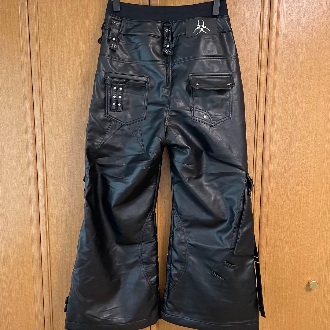 【新品】COZY WORLDWIDE コジーワールドワイドレザーカーゴパンツ S