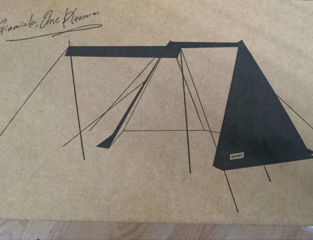 【新品】GIMMICK GIMMICK m8　テント(黒）