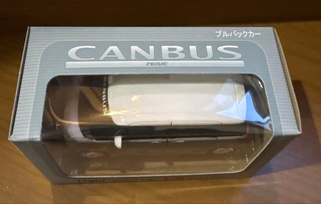 非売品　ダイハツ ムーヴ キャンバス プルバックカー　シルバー　CANBUS