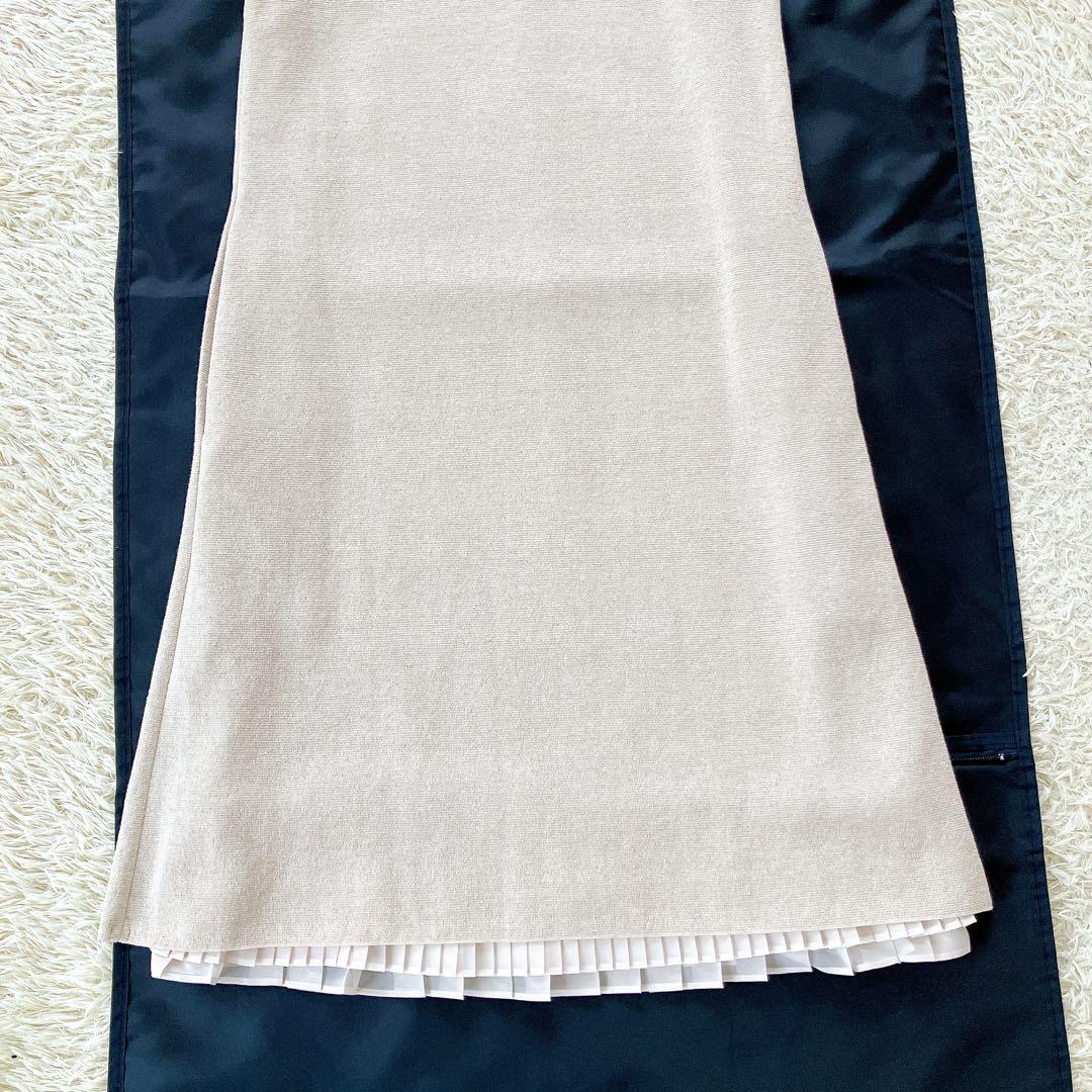 専用✨フォクシー レイヤードワンピース リネンキャンドル ベージュニット 38