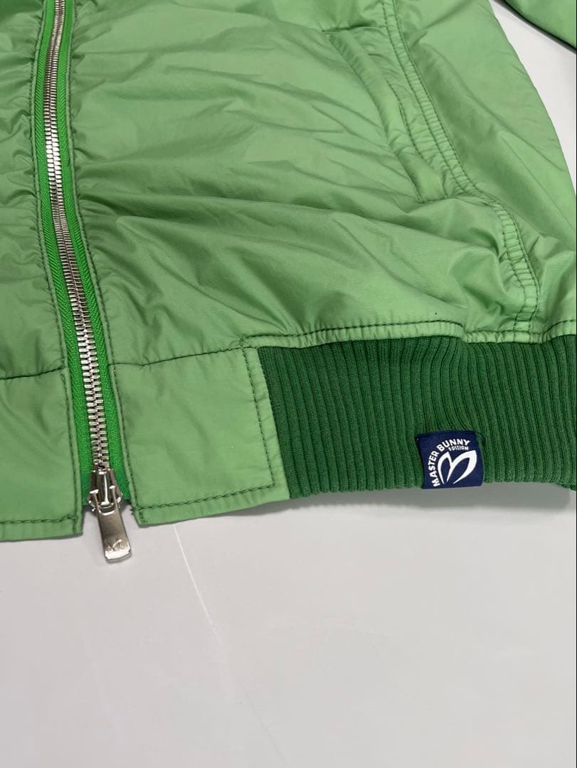 極美品パーリーゲイツ　ジップブルゾン　サイズ1 グリーン