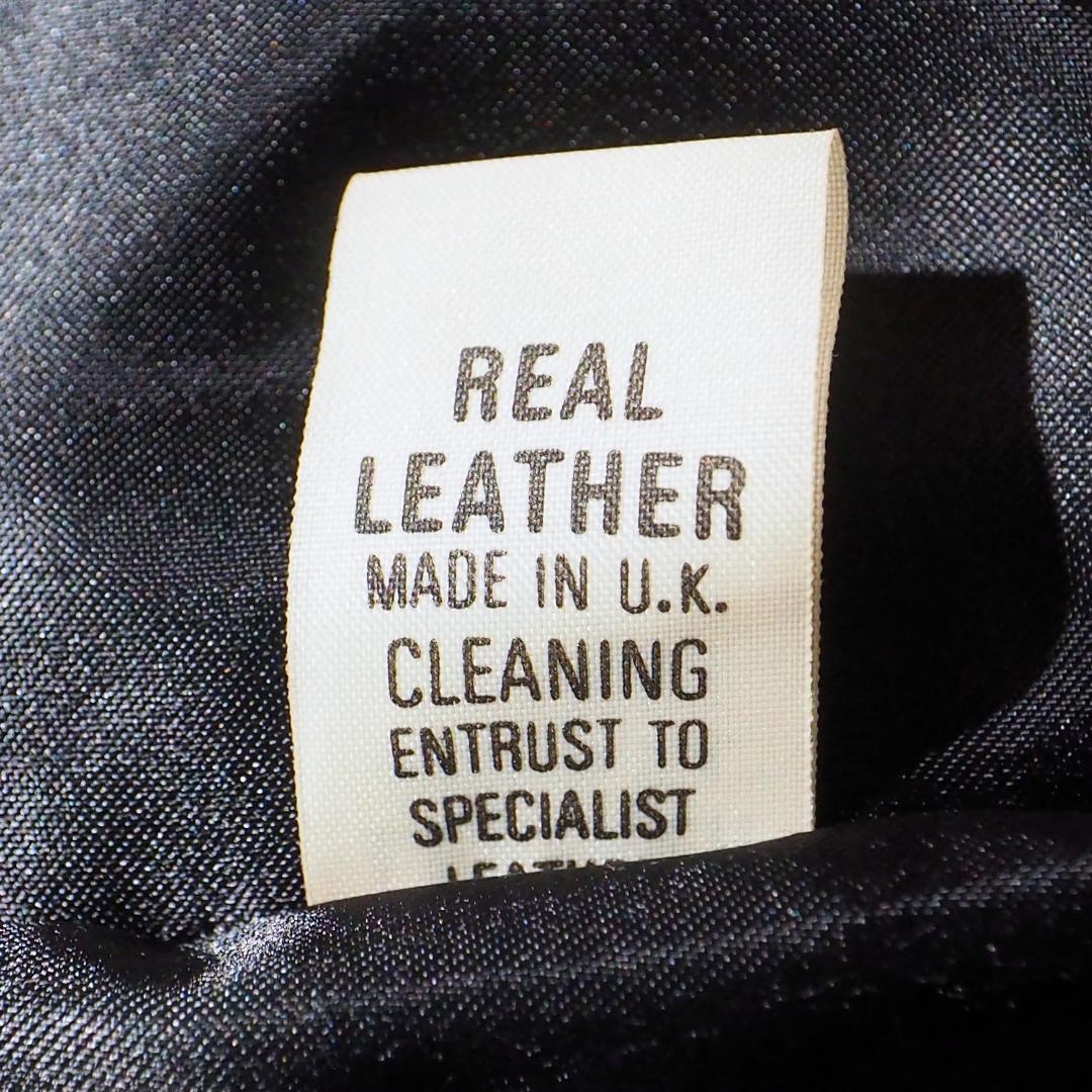 イングランド製 マブ MABU レザーコート カーコート 肉厚 XL～XXL相当