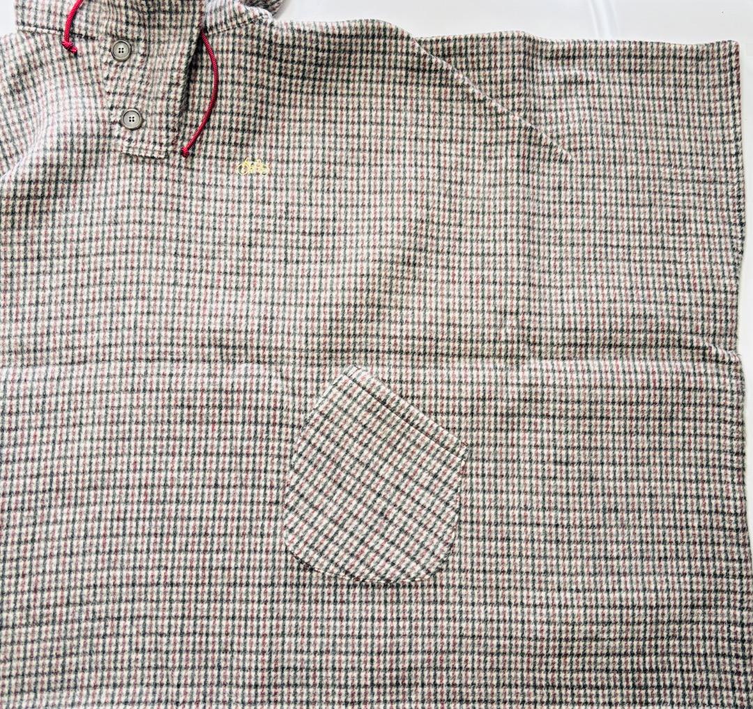 【未使用】SOU・SOU ポンチョ BIKE ダブルフェイスウール