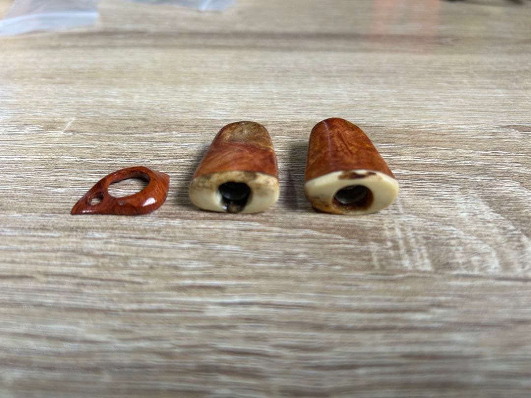 花梨ノブとリテーナーのセット　SIMANO Aタイプ　ベイトフィネス　渓流