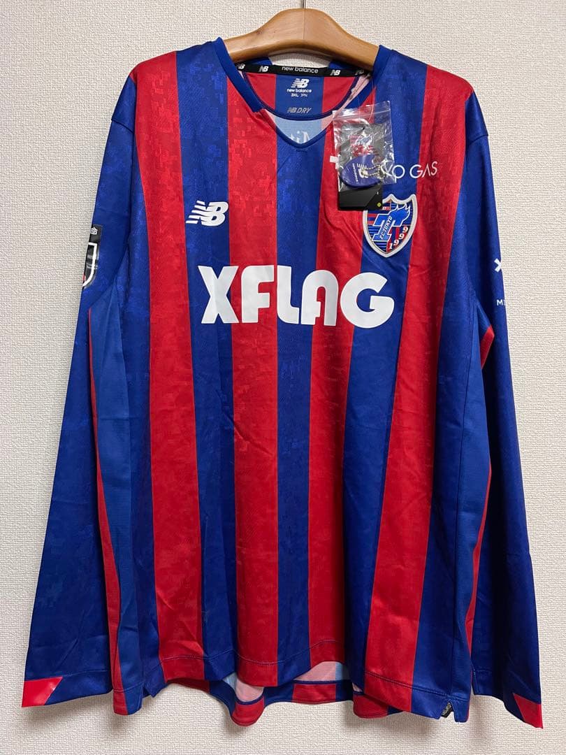 お*太様 新品長袖レア★FC東京 渡辺剛選手ユニフォーム ニューバランス製 3X