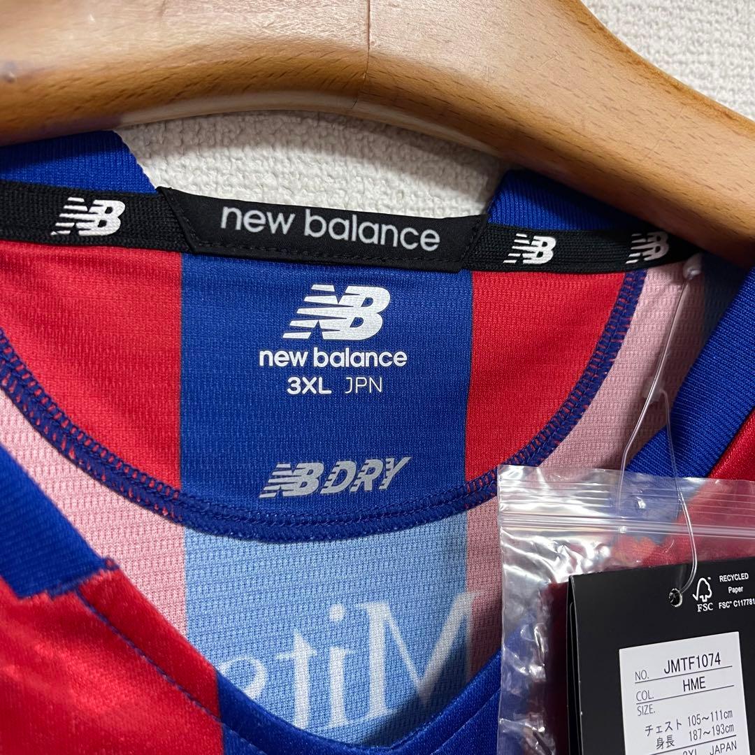 お*太様 新品長袖レア★FC東京 渡辺剛選手ユニフォーム ニューバランス製 3X