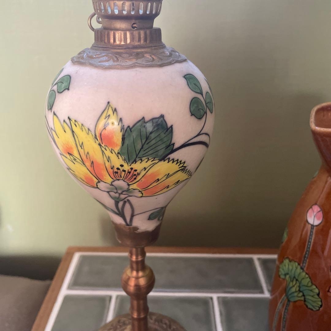 バッチャン焼き　オイルランプ