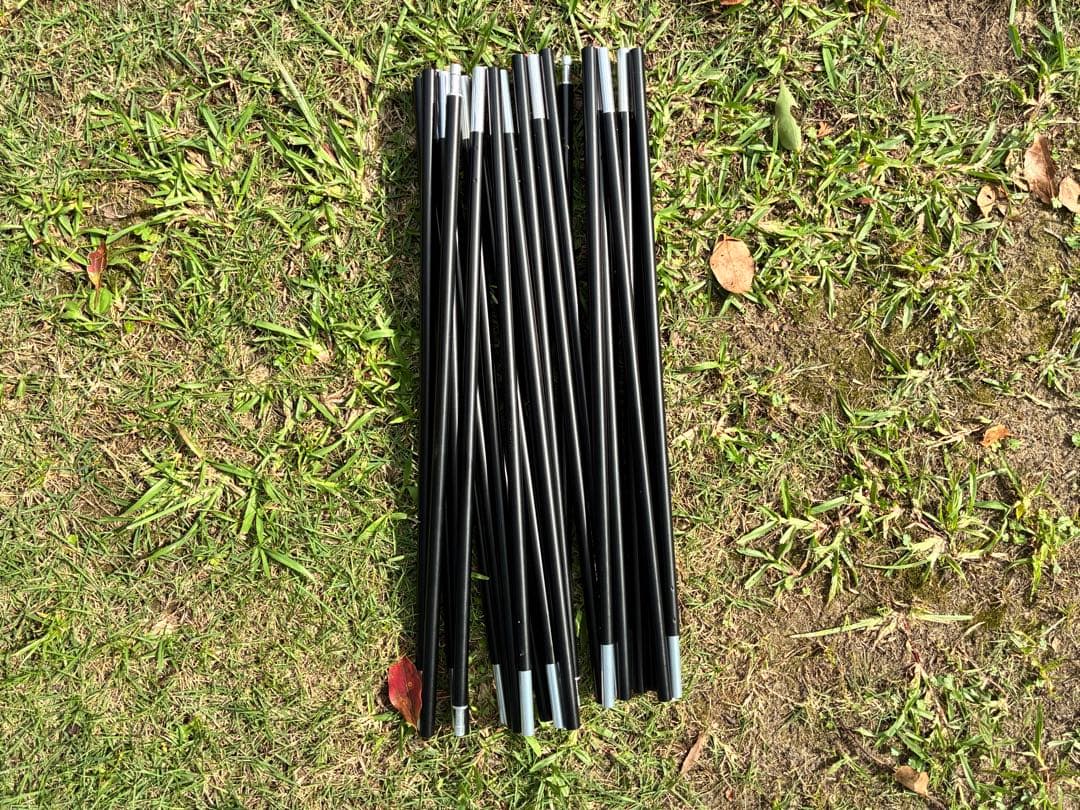 ハヤブサテント　5人用　スカート付き　タン