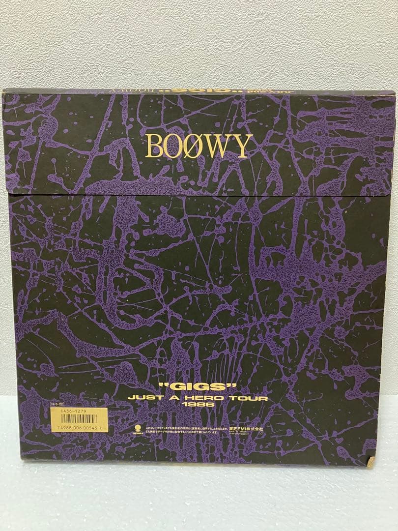 CD BOOWY GIGS BOX 限定 JUST A HERO 1986 氷室