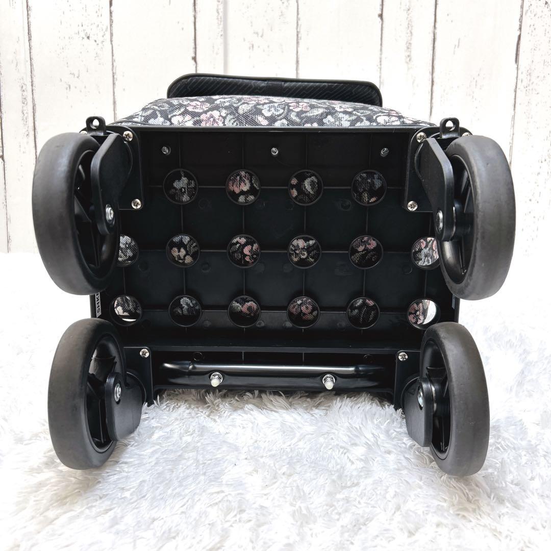 島製作所 ショッピングカートサイドカー　メロディスムーズST 小花柄　軽量