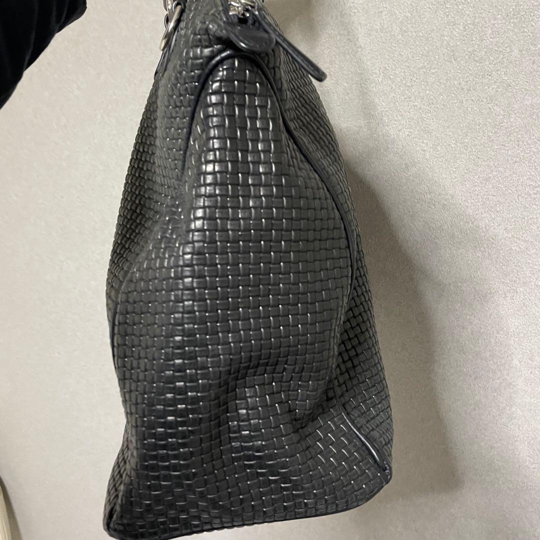 ダニエル＆ボブ イントレチャート ハンドバッグ　トート　ボストン　ブラック　美品