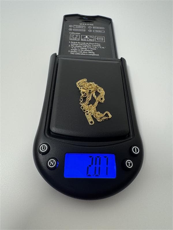 日本製K18ゴールドリンクチェーンネックレス2.07g