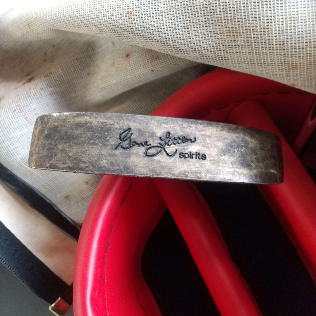 ♥️KINGLSLEY♥️ キャディバッグ 赤黒白 ドライバー他