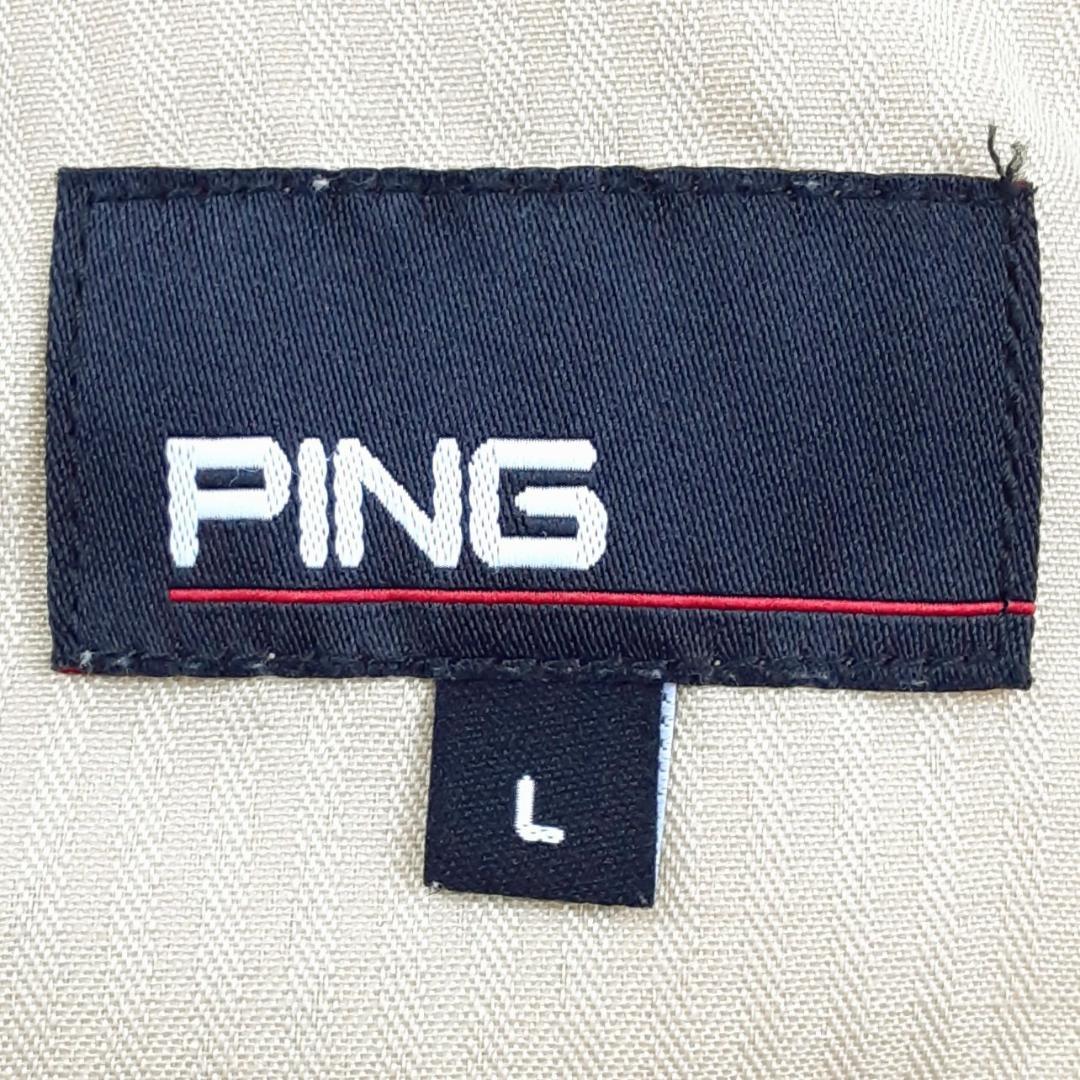 美品◎PING ピン テーラードパンツ ホワイト 白 23年モデル ストレッチ