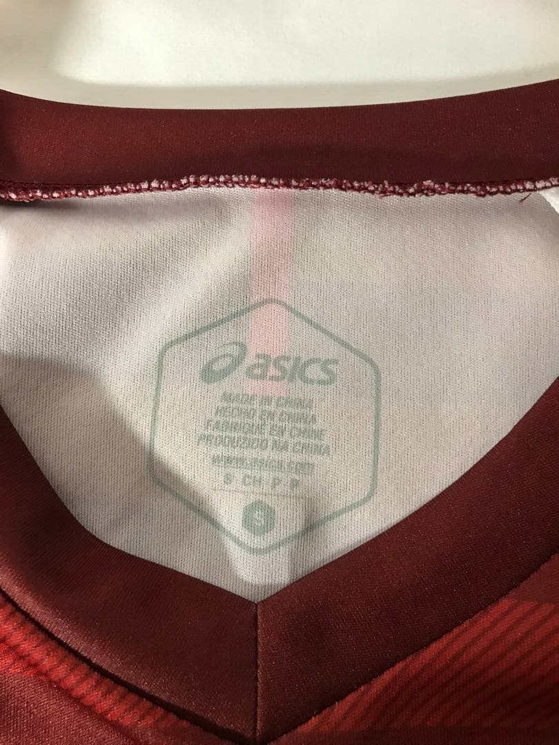 正規品asics ヴィッセル神戸「8」アンドレス・イニエスタ 半袖Sユニフォーム