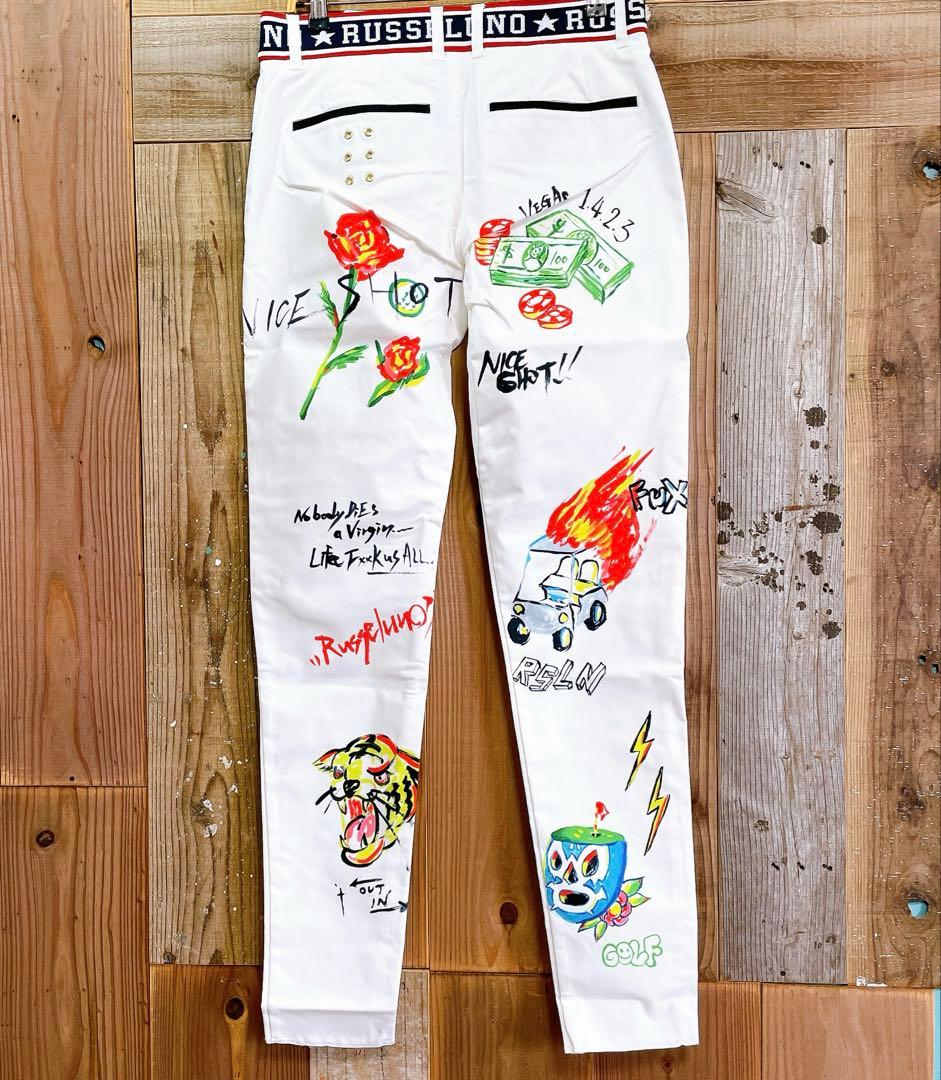 Russeluno ラッセルノ クレージー グラフィック パンツ サイズ05