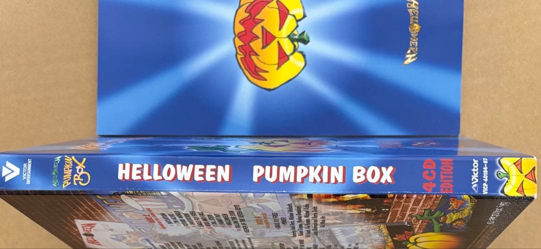 ハロウィン Helloween パンプキン・ボックス 4枚組 CD全員サイン入り