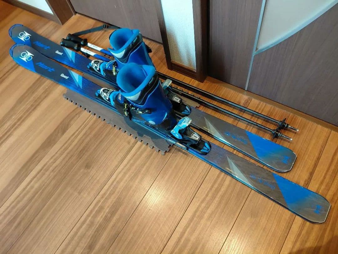 程度良好‼️HART/学生・男女兼用/スキーセット・メンテ・WAX済み✔軽量‼️