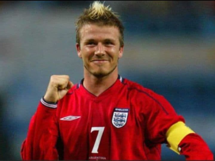 【ベッカム＃7 イングランド代表2002 A リバーシブル＋パンツ 上下セット】