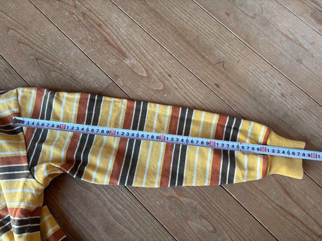 【カナダ製】　バーバリアン　ラガーシャツ/長袖　ボーダー　Mサイズ