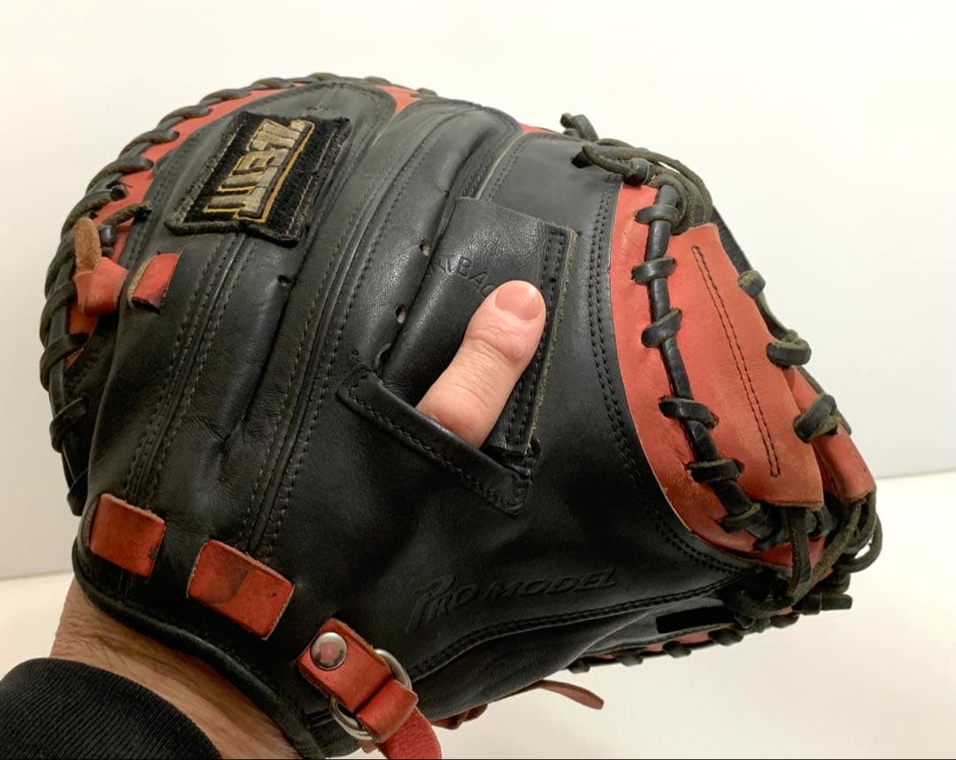 阪神矢野 燿大モデル ZETT キャッチャーミット プロモデル 少年 軟式 右投