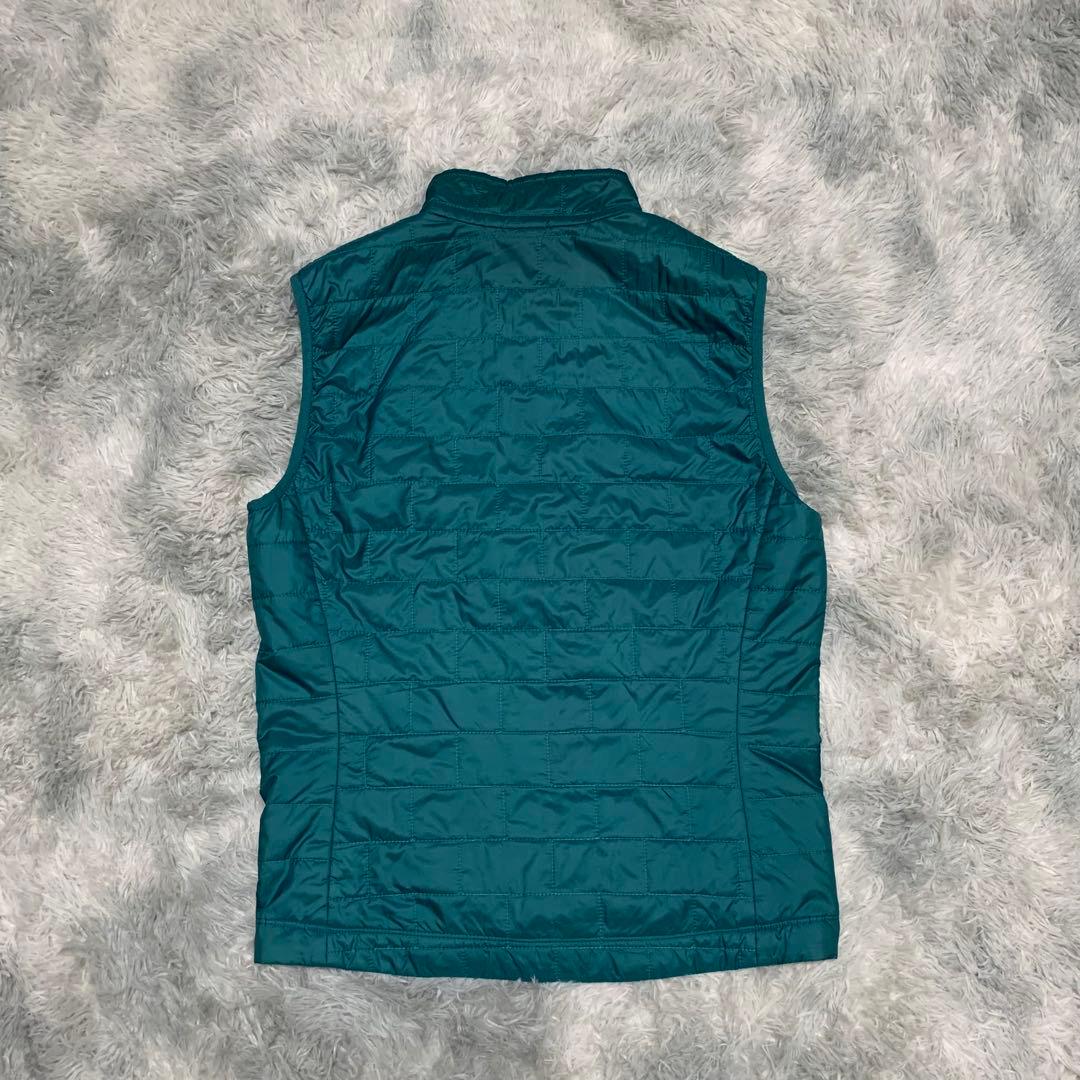 ★patagonia キルティングベスト ダウンベスト ナノパフベスト 緑★