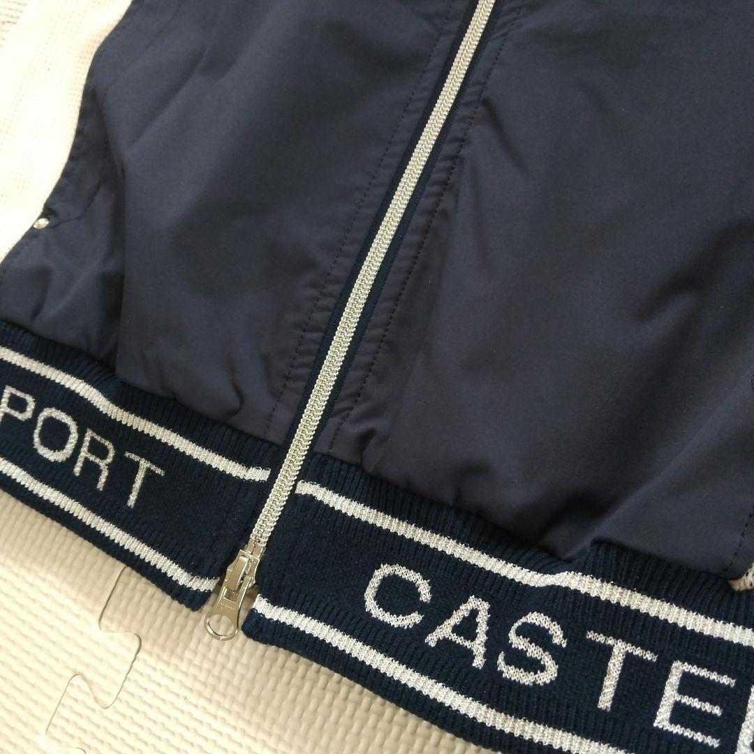 CASTLEBAJAC ゴルフウェア２点セット ポロシャツ ナイロンベスト42L