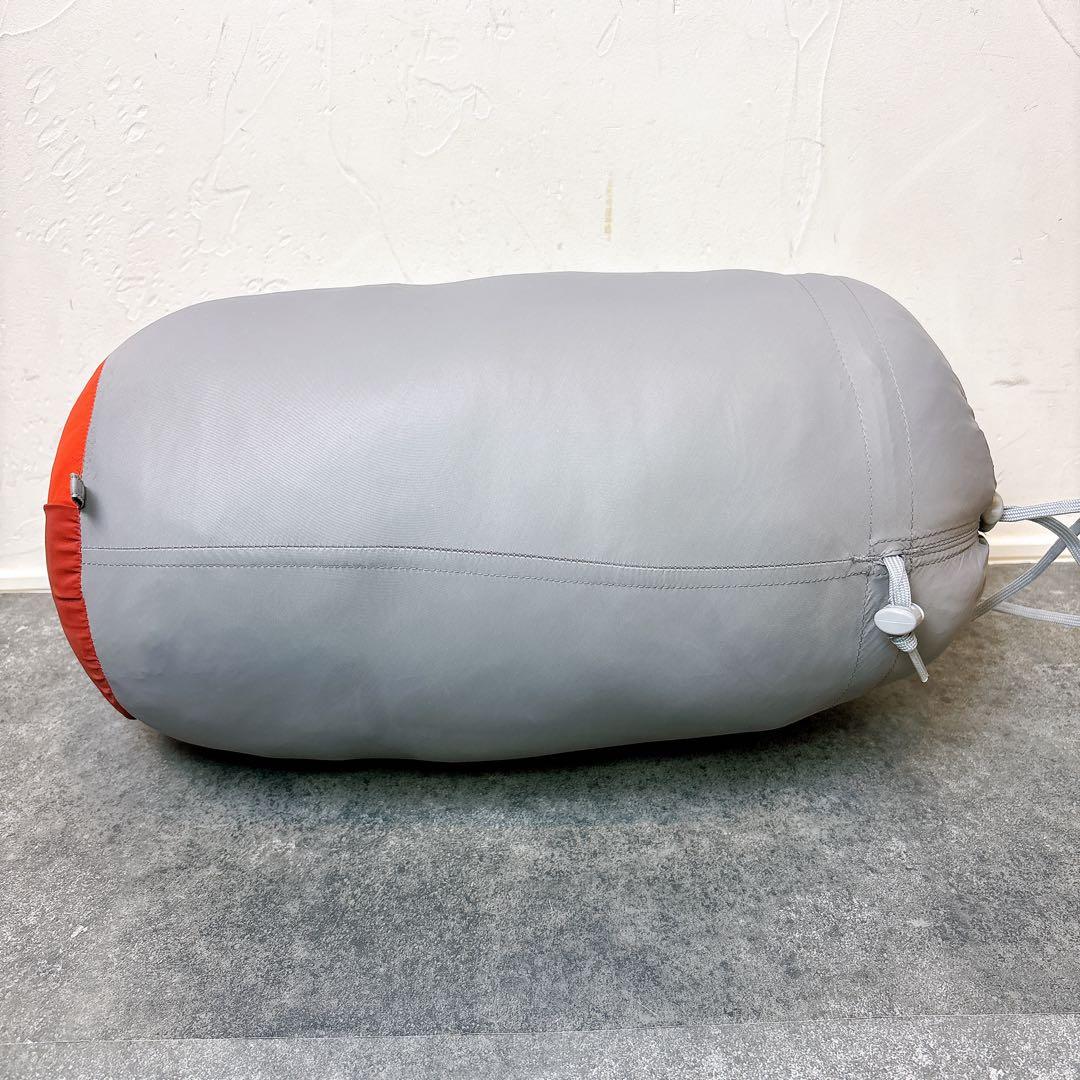 【極美品】モンベル バロウバッグ #3 R\ZIP レッド赤　シュラフ寝袋