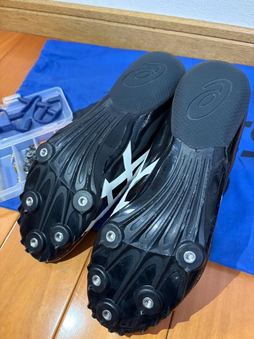 アシックスHYPERSPRINT 7 　25.0cm　ブラック