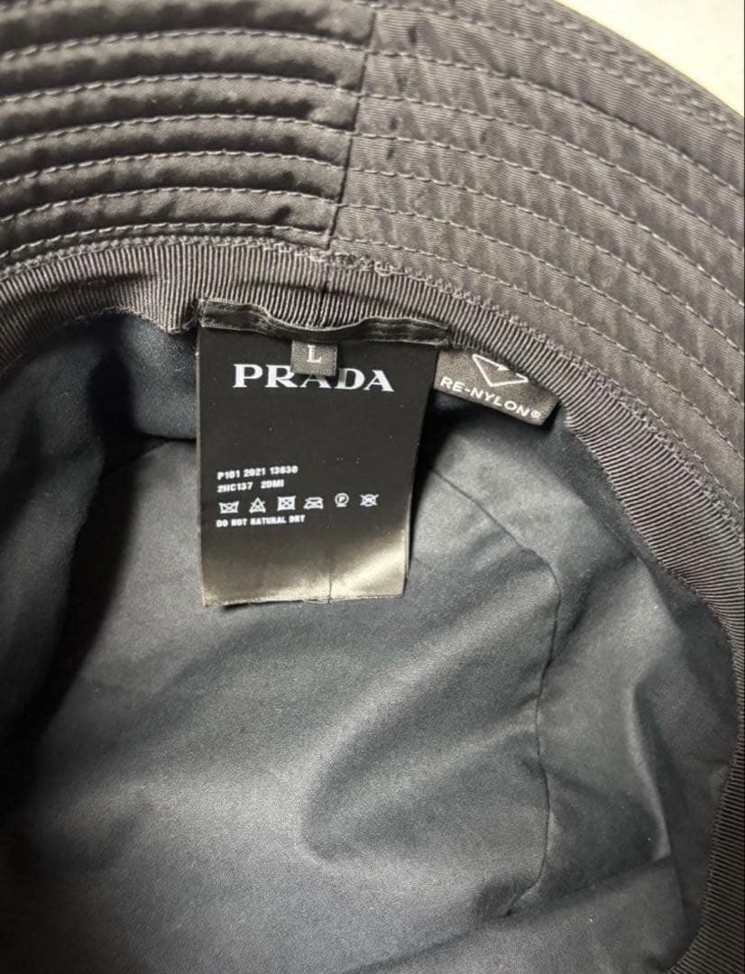 美品 PRADA バケットハット