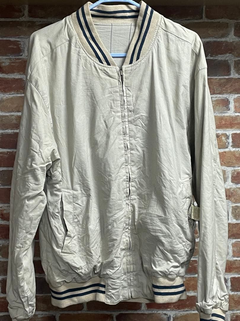 松村北斗着用　MIRAGE ヤンキースMLB リネンスタジアムジャンバー　L