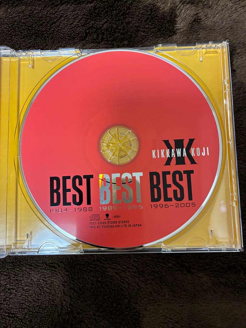 絶版！吉川晃司 「BEST BEST BEST(ベストスリー) 」3枚CDセット