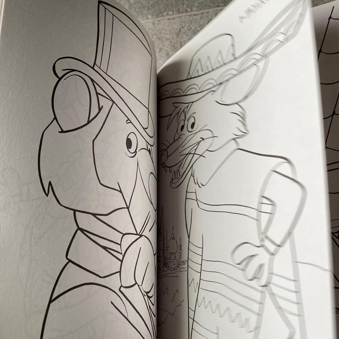 希少 80日間世界一周 ぬりえ