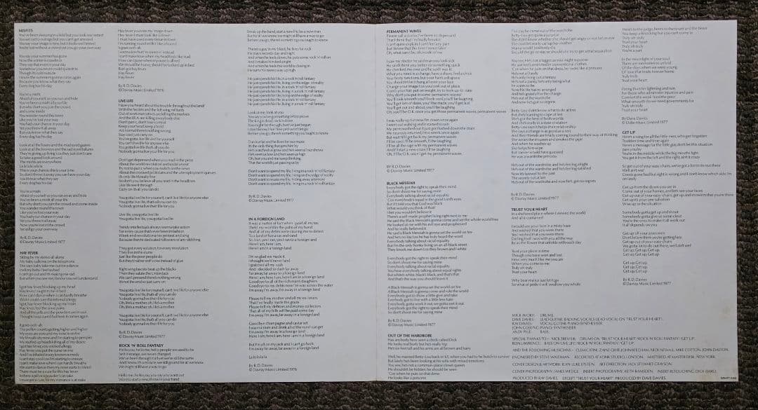 美品UK盤MASTERDISK刻印 キンクスKINKS Misfits 高音質盤