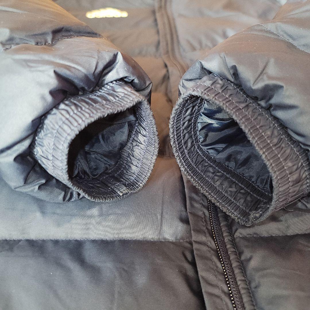 adidas アディダス ダウンコート ベンチコート XL ネイビー フード付