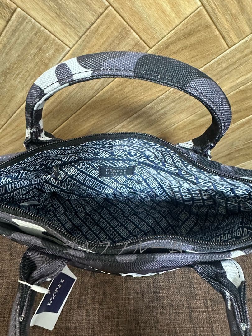 パーリーゲイツPEARLY GATES　カートバック　迷彩柄 グレー