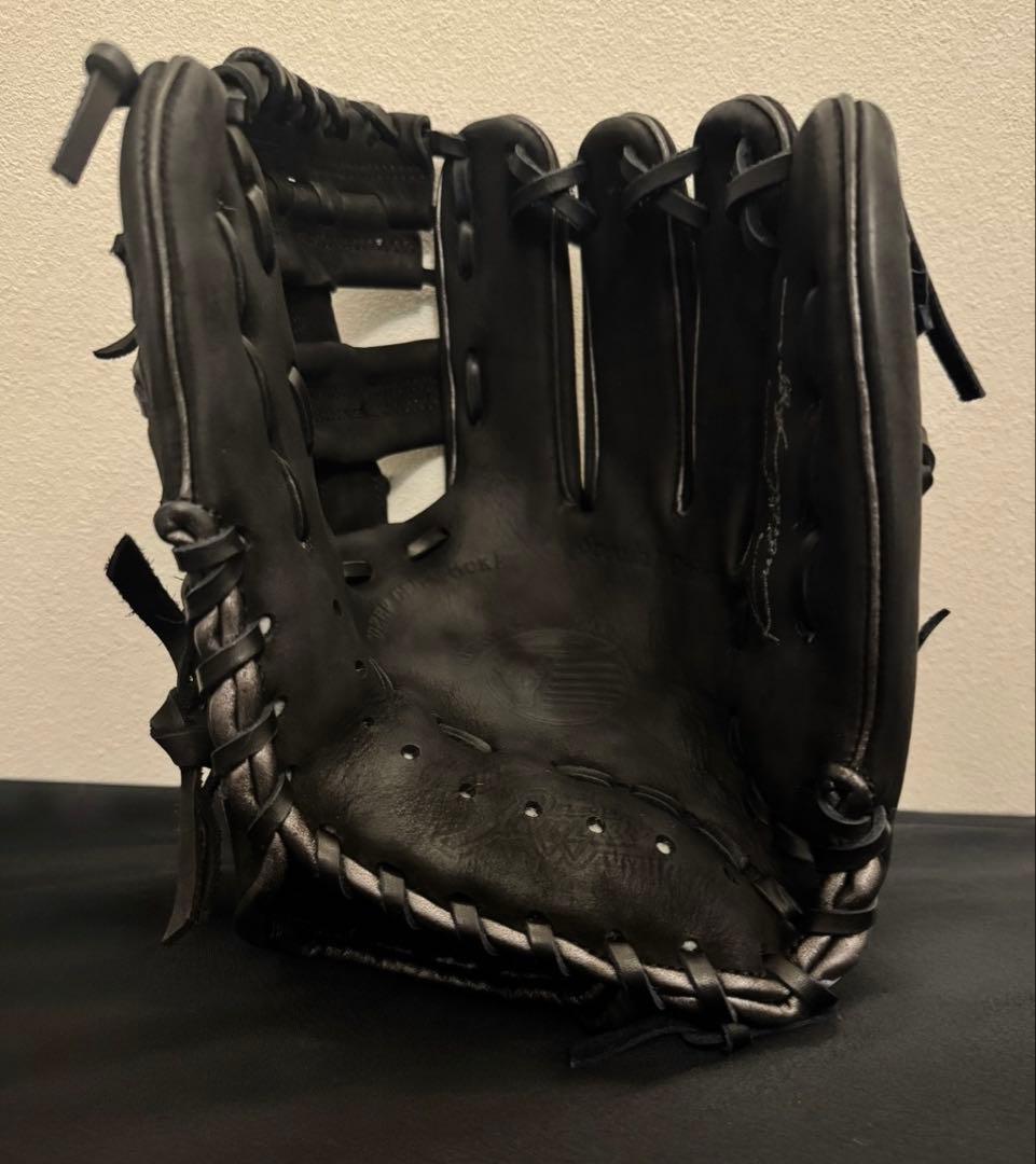 限定 久保田スラッガー 野球 軟式 グラブ 内野手用 ロゴ直刺繍