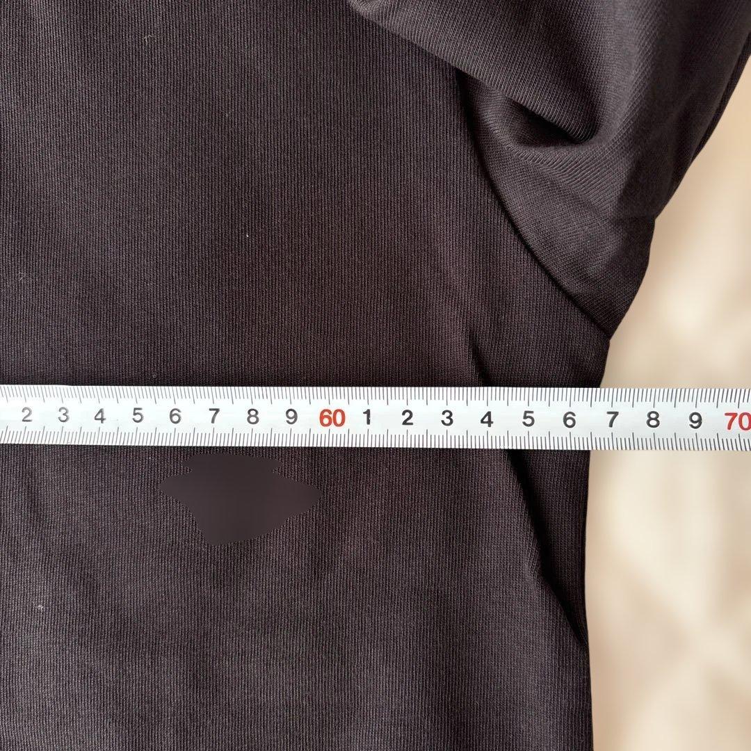 コットン7分袖Tシャツ　Luz e Sombra L ブラック　ルースイソンブラ