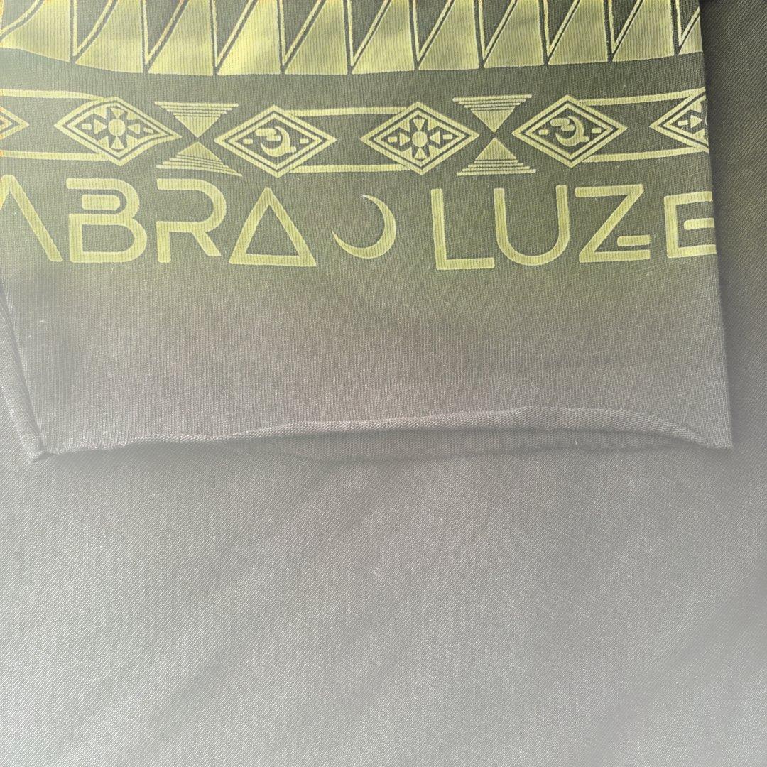 コットン7分袖Tシャツ　Luz e Sombra L ブラック　ルースイソンブラ