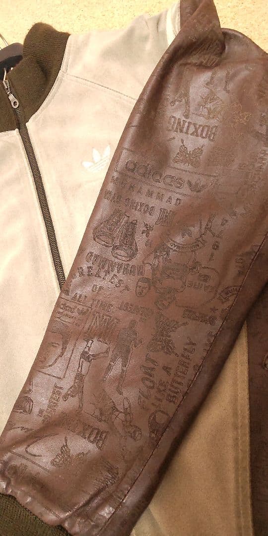 アディダス レザージャケット モハメドアリ