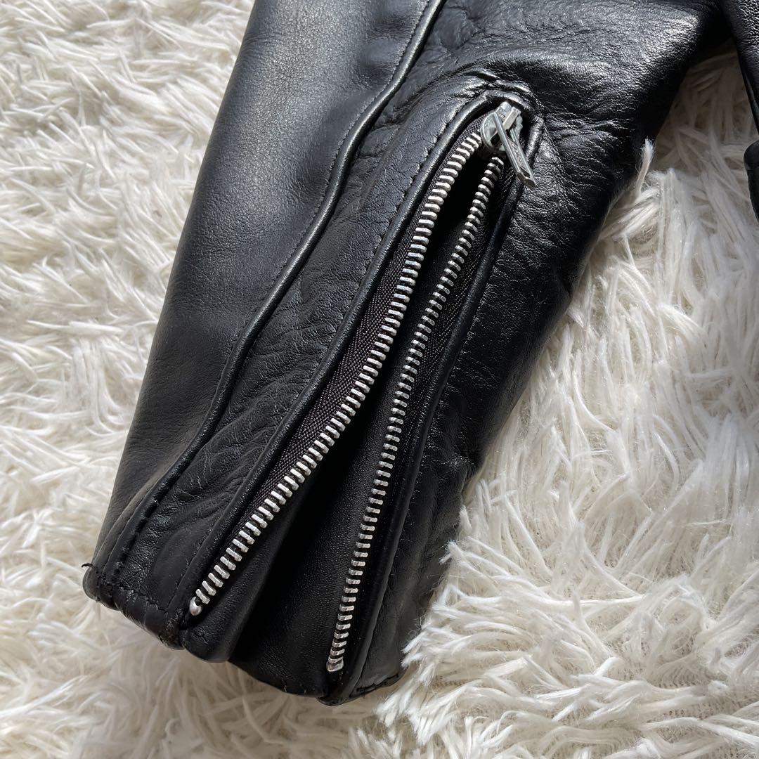 人気✨schott 641 レザージャケット　シングルライダース　本革　40 黒