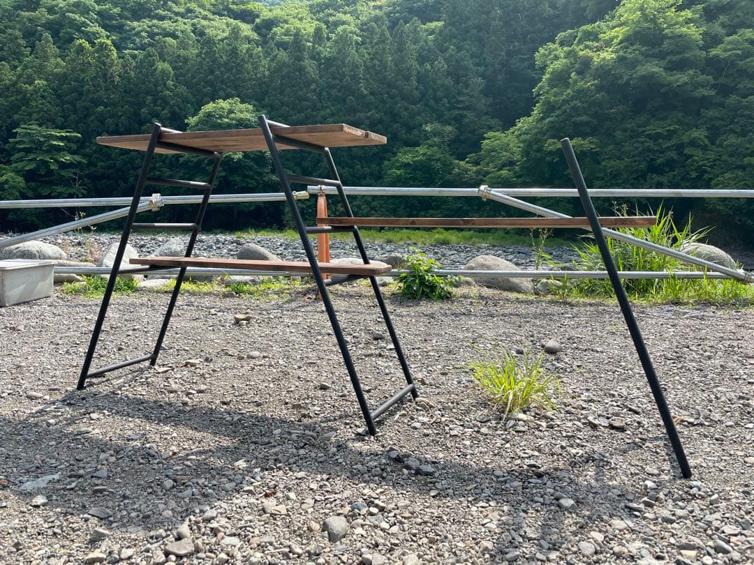 ゆ*！様 DOD 【テキーラキッチンレッグ】棚板&収納袋付き