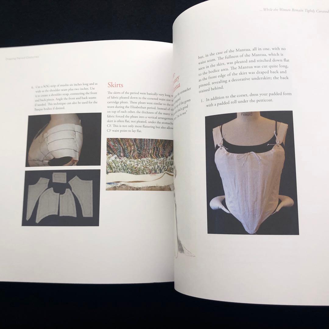 時代衣装のドレーピング 技法書「Draping Period Costumes」